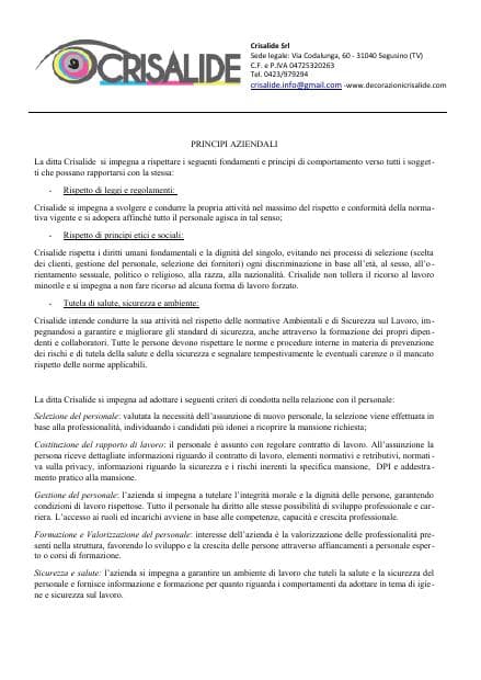 Principi aziendali